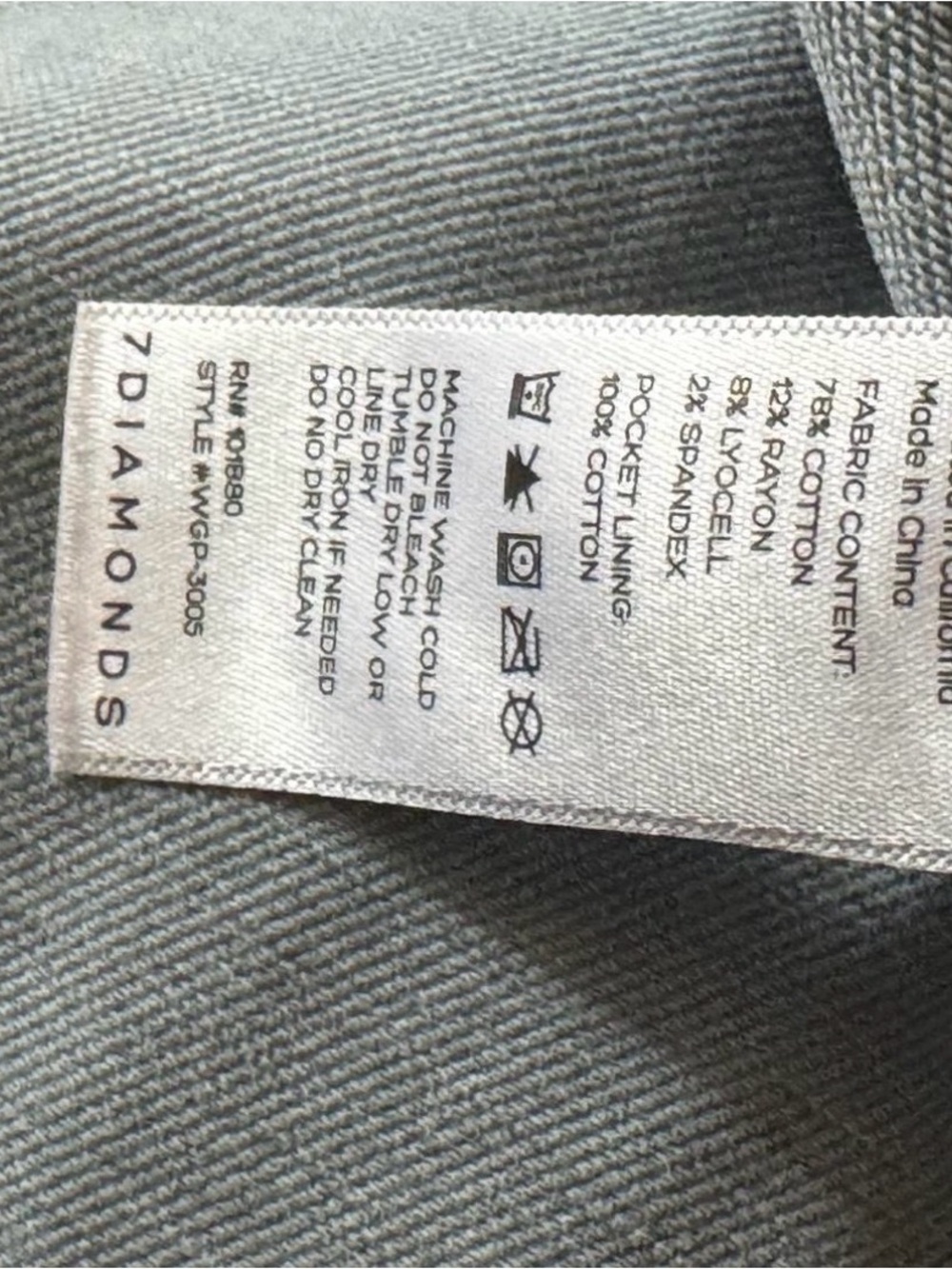 7 Diamonds Wide-Leg Jeans in Dusty Blue - Picture 9 of 9